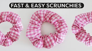 How to Sew a Scrunchie  DIY Simplest and Fastest Method To Sell