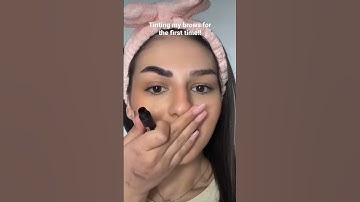 TINTED MY BROW FOR THE FIRST TIME WITH INSTANT TINT!!!😬