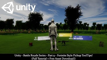 Unity - Battle Royale Series - Part 9a - Fortnite Style Pickup ToolTips! (Tutorial + Free Download!)