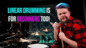 3 Cool LINEAR GROOVES For Beginner Drummers | Drum Lesson