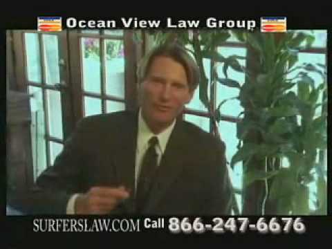 TV commerical Surfers Law . com Ocean view law gro...