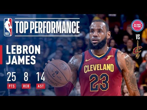 LeBron James Shows Out With 25 Pts and 14 Ast | January 28, 2018
