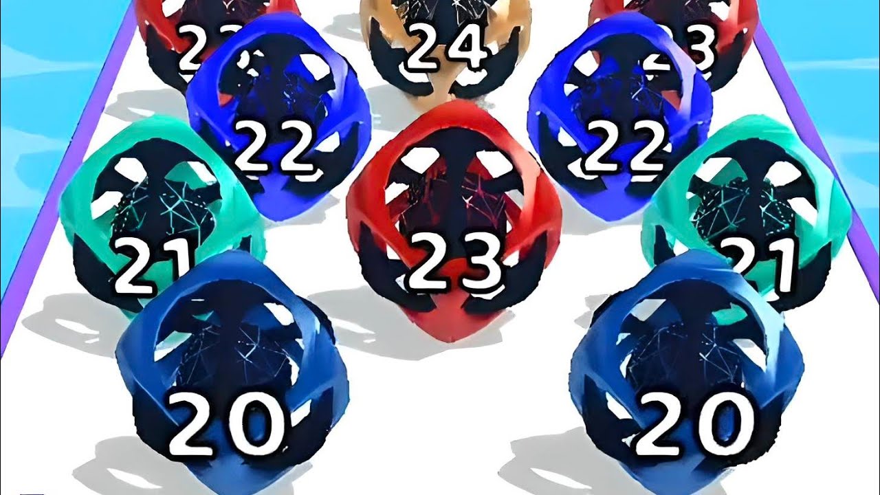 Marble Run 3D Game Color Ball Race Gameplay Android IOS Level 113 - YouTube