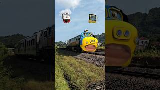 MENTEBAK KERETA API 208‼️TEBAK GAMBAR KERETA API LUCU,CC206 or Chuggington,Bus Pariwisata #train