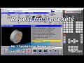 N°7 Tutorial #fanuc Manual Guide #cnc !Repeat front pockets