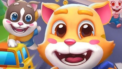 Cat Runner Game - Building Terrace Cat Run | Android/iOS Gameplay HD