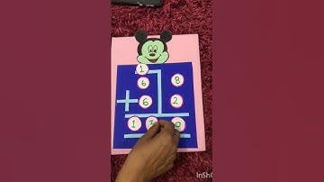 maths tlm for class 1 and 2| Easy tlm on Addition with carry over  |Maths tlm