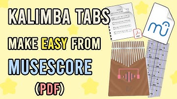 How to Convert MuseScore Music for Free (How to make Kalimba Tabs Easier)