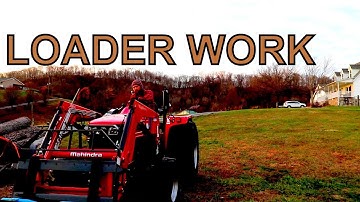 TRACTOR WORK AT THE SAWMILL