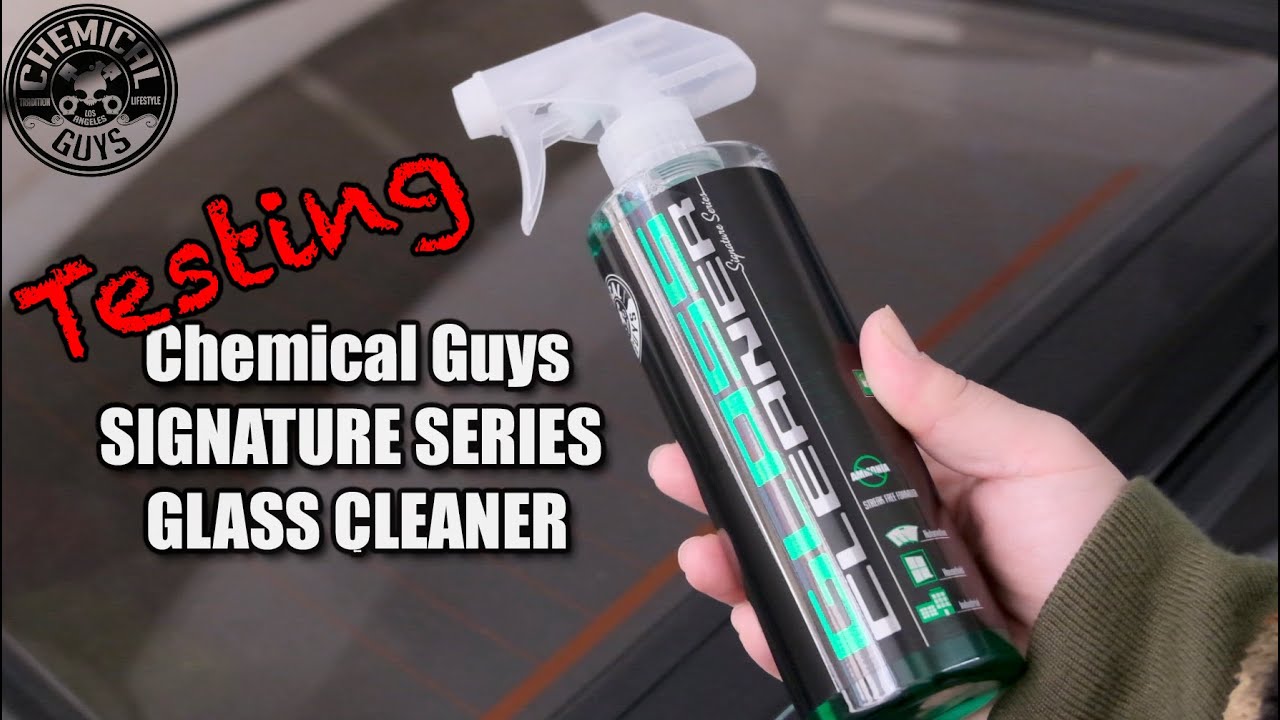 Testing Chemical Guys SIGNATURE SERIES GLASS CLEANER YouTube