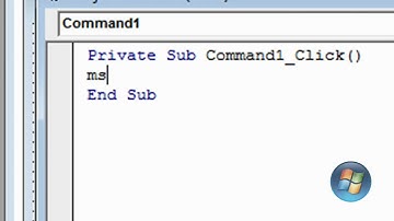 Visual Basic 6 Basic Command Button And Message Box