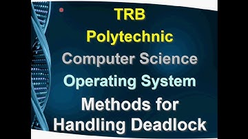 18. TRB Polytechnic Computer Science Operating System Methods for Handling Deadlock in Tamil