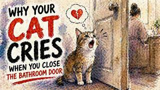 Why Your Cat Cries When You Close the Bathroom Door (It’s Not Attention)