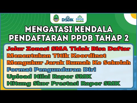 ? Cara Daftar Jalur Zonasi SMA dan Prestasi Rapor SMK | PPDB JABAR 2022