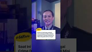 Polwan asal Indonesia menerima Penghargaan Petugas Polisi Wanita Terbaik PBB tahun 2023  #shorts