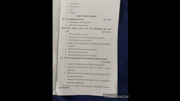 Icse class 8 Geography 1st term question paper 2023