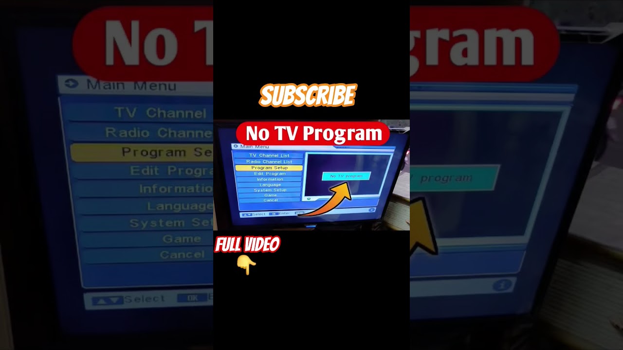 dd free dish no tv program kaise thik kare