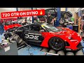 NEW BUILT MOTOR McLaren 720 GTR MAKES INSANE POWER ON DYNO…