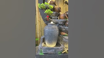 TIỂU CẢNH THÁC NƯỚC PHONG THỦY PHÒNG KHÁCH SÂN VƯỜN #TAKAHOME #SAMTIENVN #VINAZON