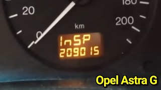 Jak Skasować Insp Inspekcję W Opel Astra G Ii - How To Reset An Insp Inspection On Opel Astra G Ii - Youtube