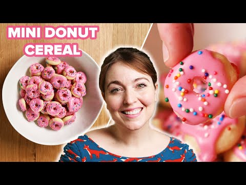 I Tried To Make Mini Donut Cereal • Tasty