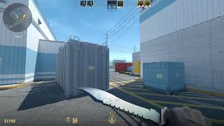 CS2 Bowie Knife - Blue Steel (Battle Scarred) | Нож Боуи - Вороненая сталь