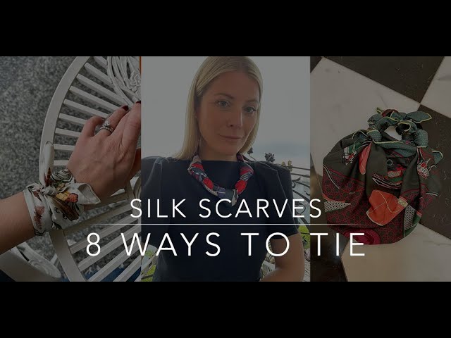 How to tie a silk scarf — Trove Fashion