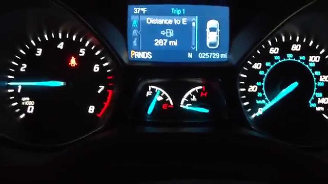 Ford escape cold start rough idle #4