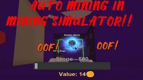 How To Auto Mine In Mining Simulator *Legit* |  Mining Simulator