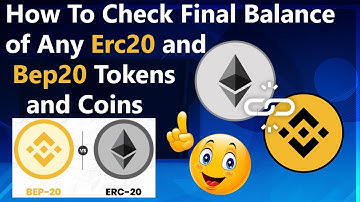How To Check Final Balance of Any Erc20 and Bep20 Tokens and Coins | BSC Wallet