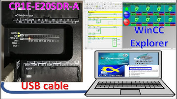 PLC Omron OPC Server connect with WinCC Explorer V7.5  SCADA OPC Client