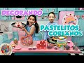 DECORANDO PASTELITOS COREANOS 🧁🍰🎂💓 + FOTOS DE SAN VALENTÍN