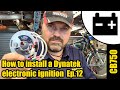 Cb750   how to install dynatek electronic ignition  set ignition timing 1479