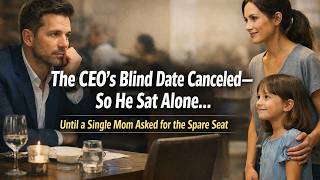 CEO Left Alone at Dinner Until a Single Mother and Her Daughter Changed His Life Forever