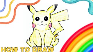 HOW TO DRAW PIKACHU|EASY DRAWING #pikachu #easydrawing