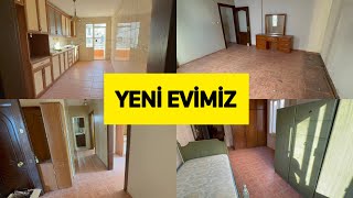 YENİ EVİMİZE TAŞINIYORUZ | BOŞ EV TURU | TEMİZLİK MALZEMELERİNİ GÖTÜRDÜK | BAŞLASIN TEMİZLİK |