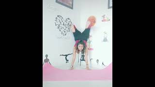 Handstand With Wallsupport  Yoga With Vaibhavlaxmi