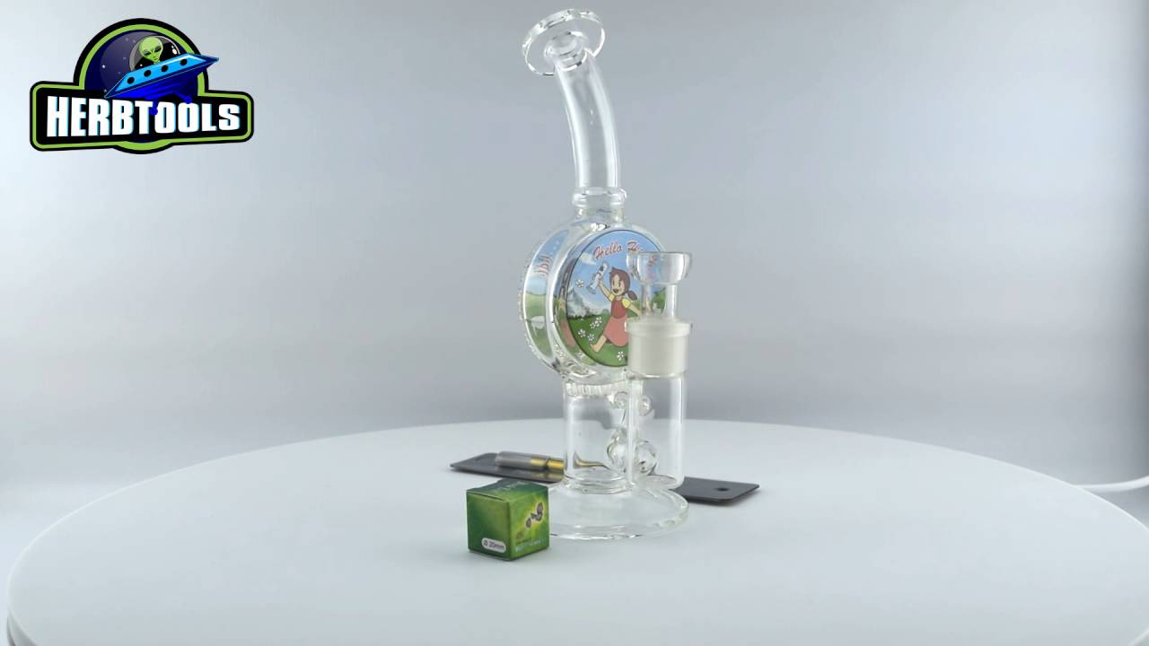 Hello Highdi Glass Bong [HD] [HERBTOOLS]