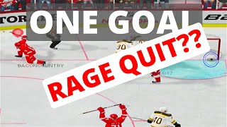 NHL 20 CHAMP #5 - ONE GOAL RAGE QUITTER