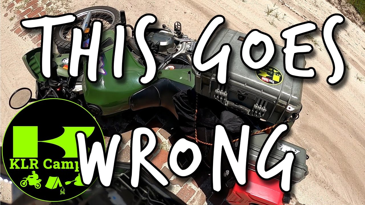 Follow the Old Brick Road! A KLR650 ride that goes wrong!