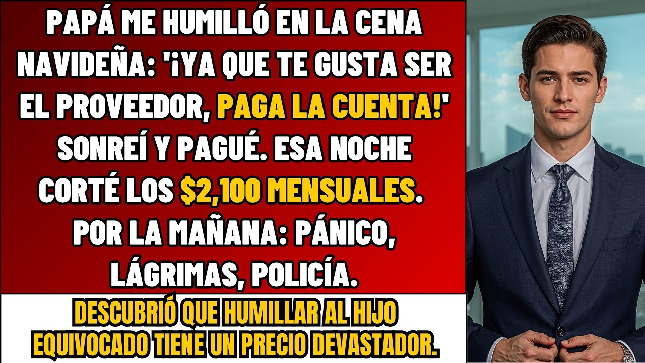 Mi Padre Me Rechazó En La Cena De Navidad. Fue Un DESASTRE –No Esperaba Que Yo Lo Rechazara También…