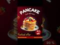 Pyaar toh sab karte hain, par pancakes se pyaar alag hi level ka hai 🥞✨ #graphic designer #shorts