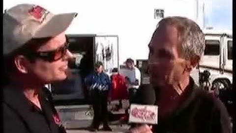 Bob Glidden raing with his son Bill