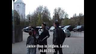 Jackie Chan in Jelgava.Latvia. Джеки Чан в Елгаве. 04.05.2012..mpg