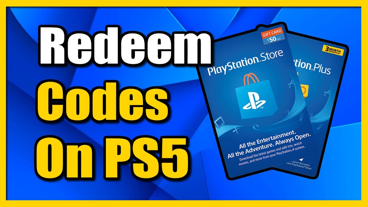 How to redeem a PlayStation Store voucher code