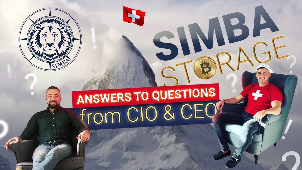 CIO and CEO answer the questions about SIMBA STORAGE/ SIMBA Stablecoin
