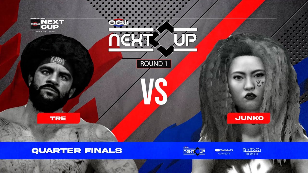 OCW NEXT CUP 2026 "ROUND 1" Tre Golden vs. Junko Jiirota (w/Commentary)