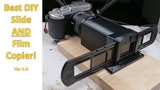 Best DIY 35mm SLIDE & FILM Copier-Easy, Low Cost ver 2.0 (4K)