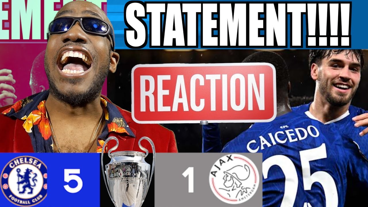 Chelsea Ajax REACTION | 5-1 | WE ARE COMING FOR THAT TROPHY! - Champions League