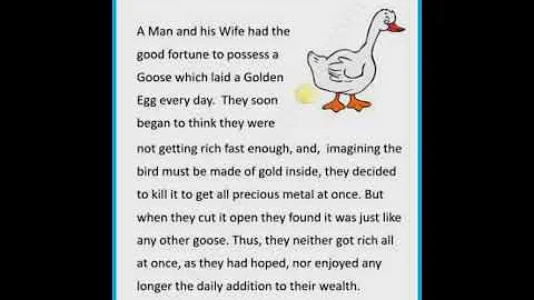 The Goose That Laid the Golden Eggs story